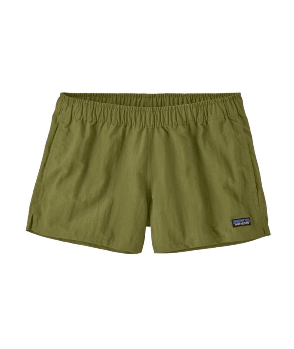 Patagonia Olive Army Green Baggies Activewear Shorts Women's Size Medium